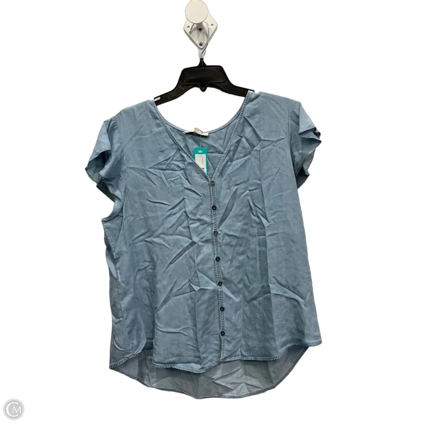 Top Sleeveless By Clothes Mentor In Blue, Size: Xl