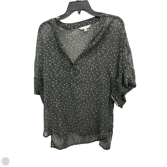 Top Short Sleeve By Cabi In Multi-colored, Size: L