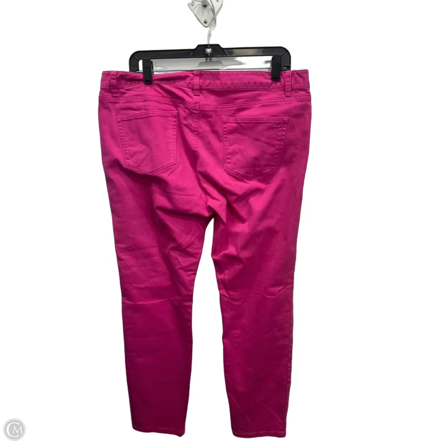 Jeans Straight By Vineyard Vines In Pink Denim, Size: 14