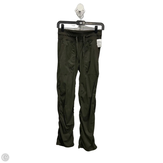 Athletic Pants By Lululemon In Green, Size: Xs