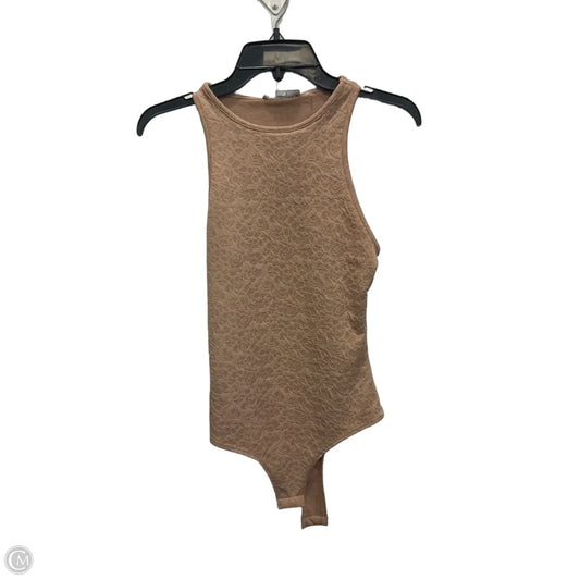 Bodysuit By Gaze In Tan, Size: Xs
