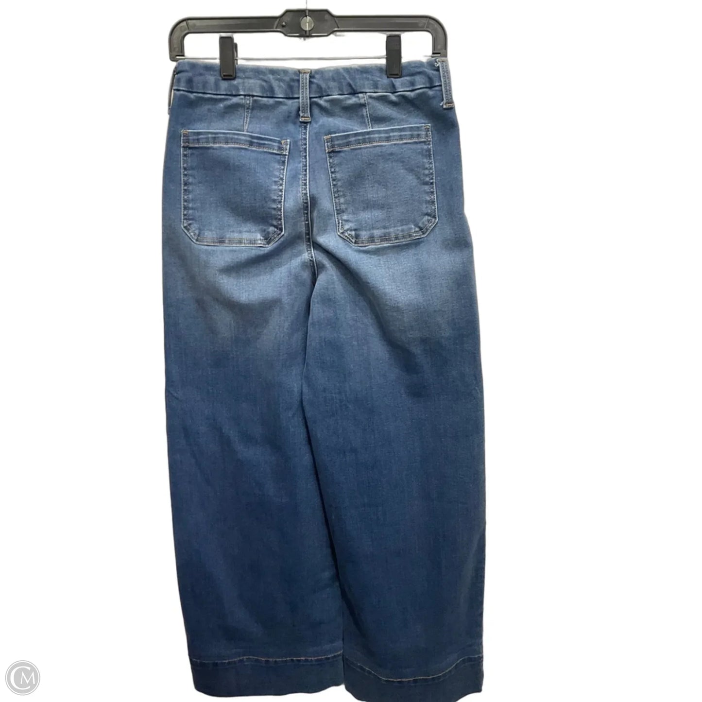 Jeans Wide Leg By Bcbgmaxazria In Blue Denim, Size: 6