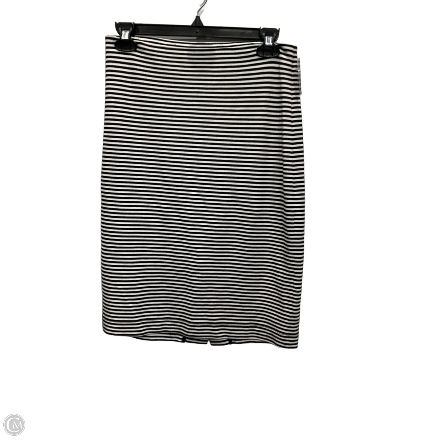 Skirt Midi By Banana Republic In Striped Pattern, Size: S