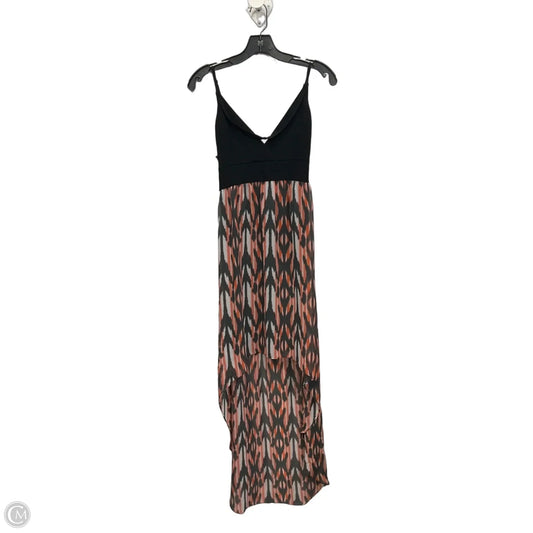 Dress Casual Maxi By Guess In Black, Size: L