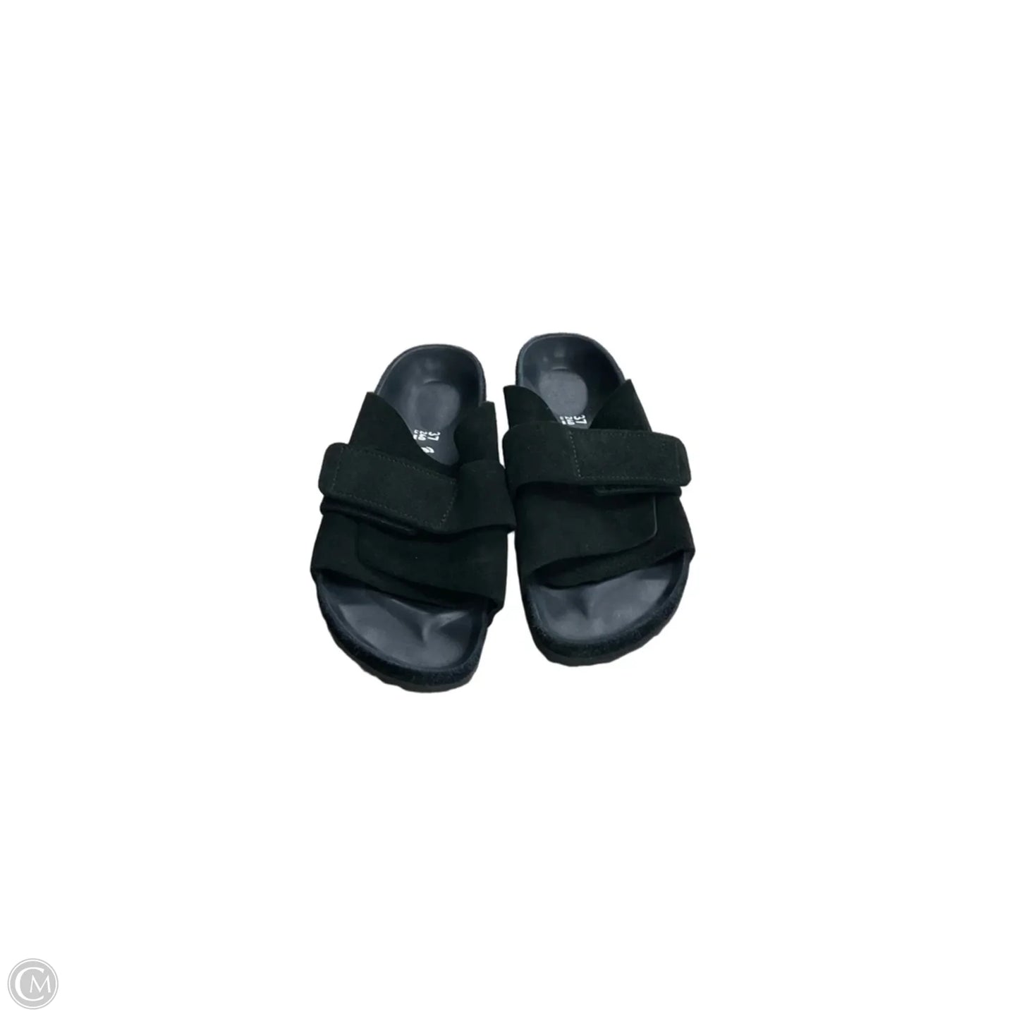 Sandals Flip Flops By Birkenstock In Black, Size: 6.5