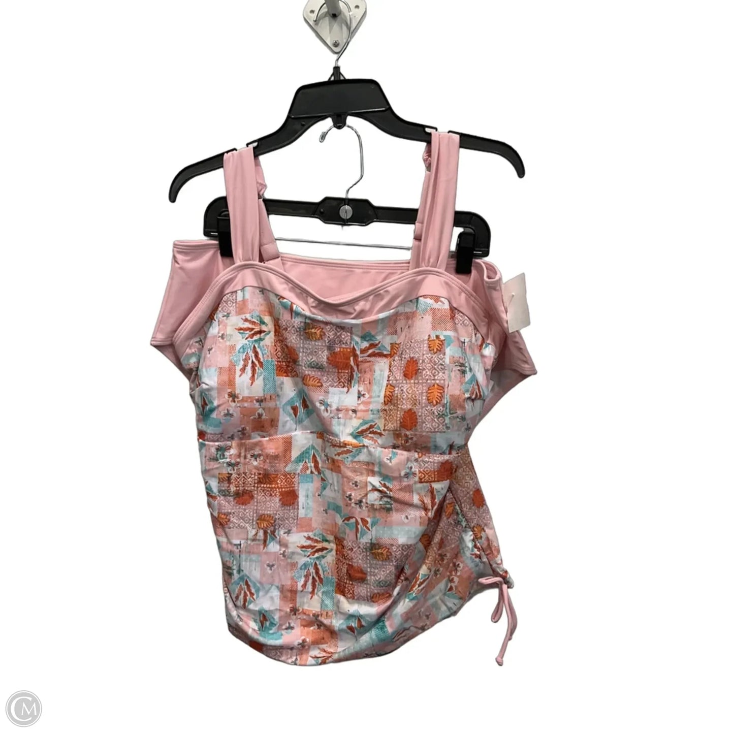 Swimsuit 2pc By Clothes Mentor In Pink, Size: 3x
