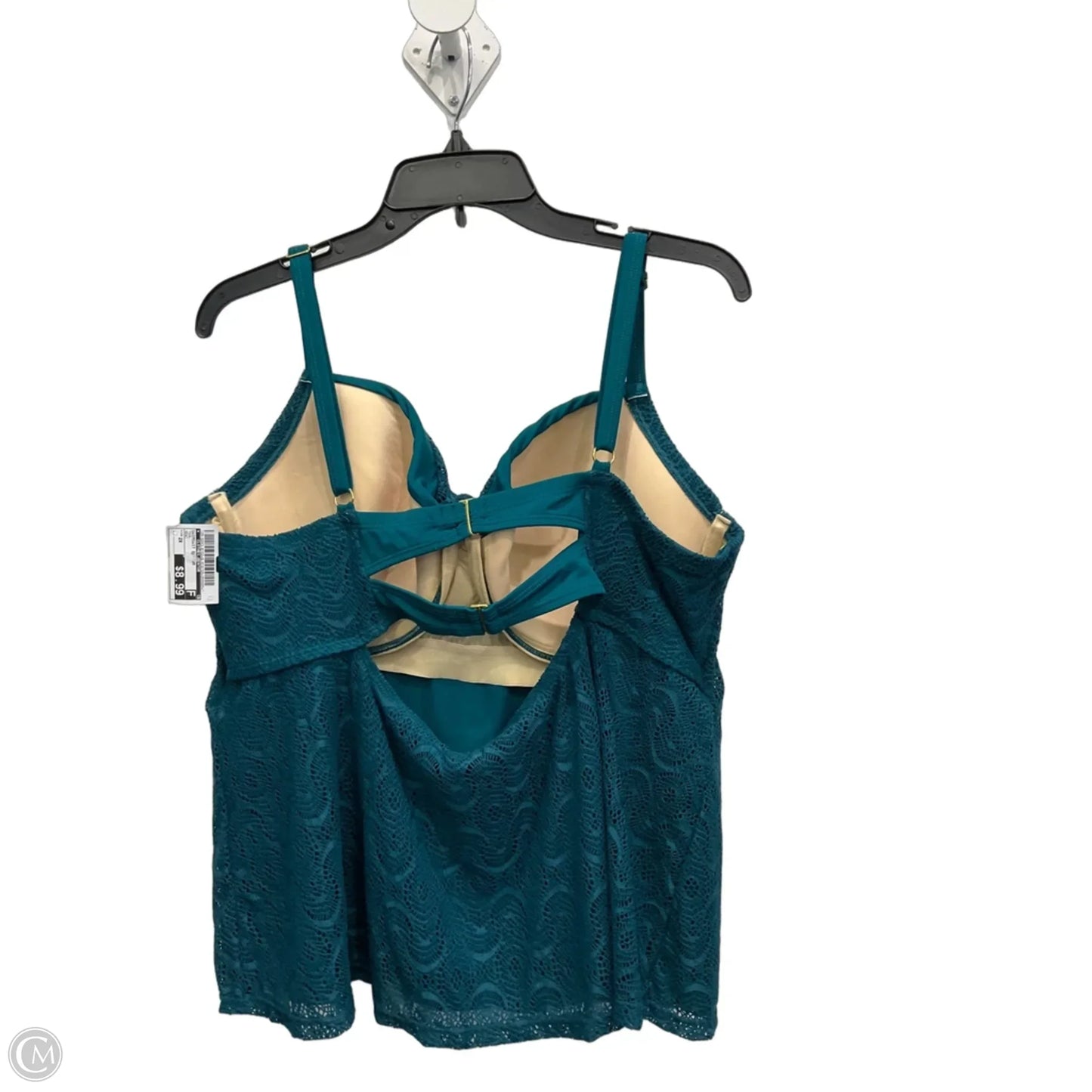 Swimsuit Bottom By Clothes Mentor In Teal, Size: 2x