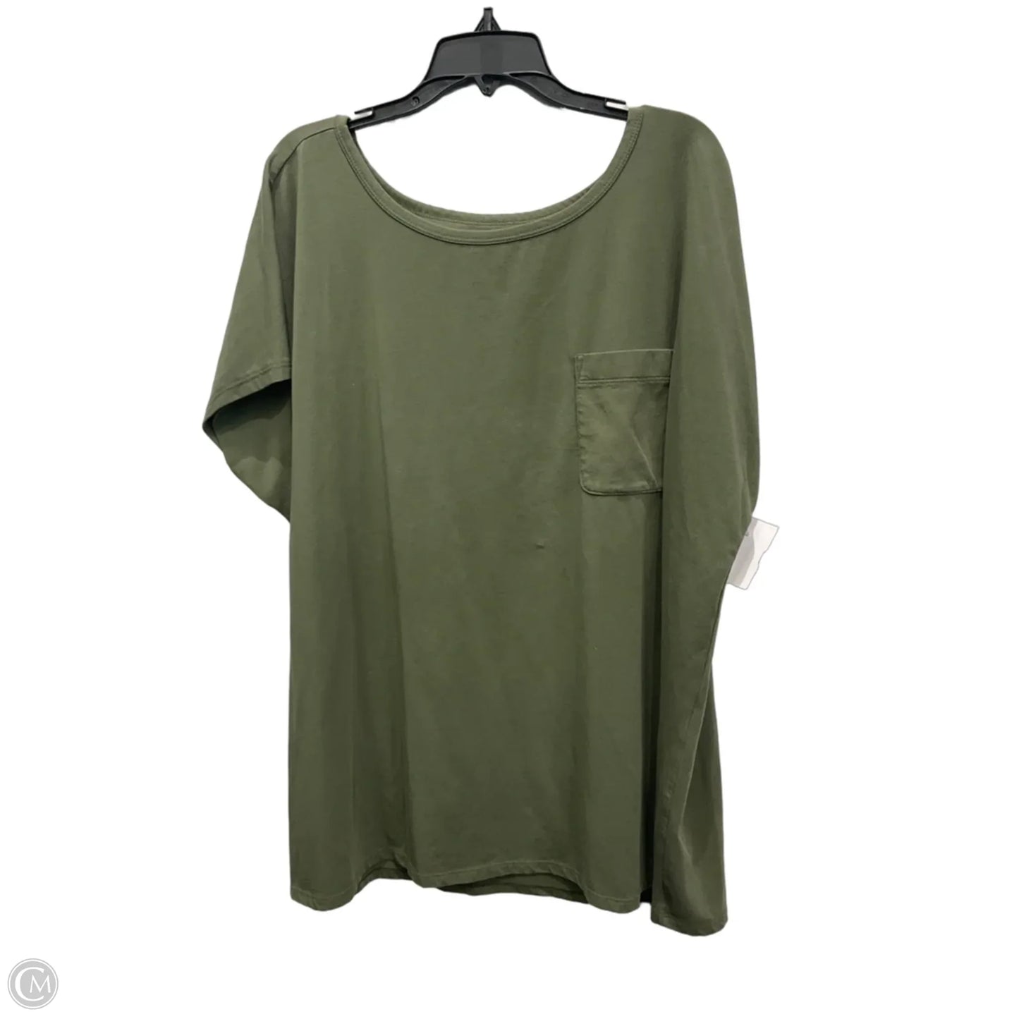 Top Short Sleeve By J. Jill In Green, Size: Xl