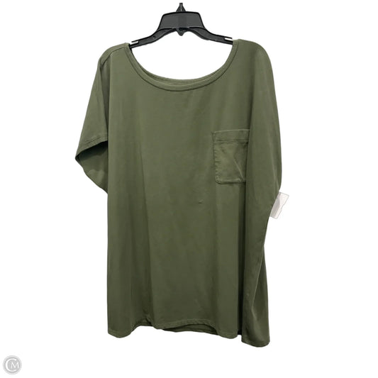 Top Short Sleeve By J. Jill In Green, Size: Xl
