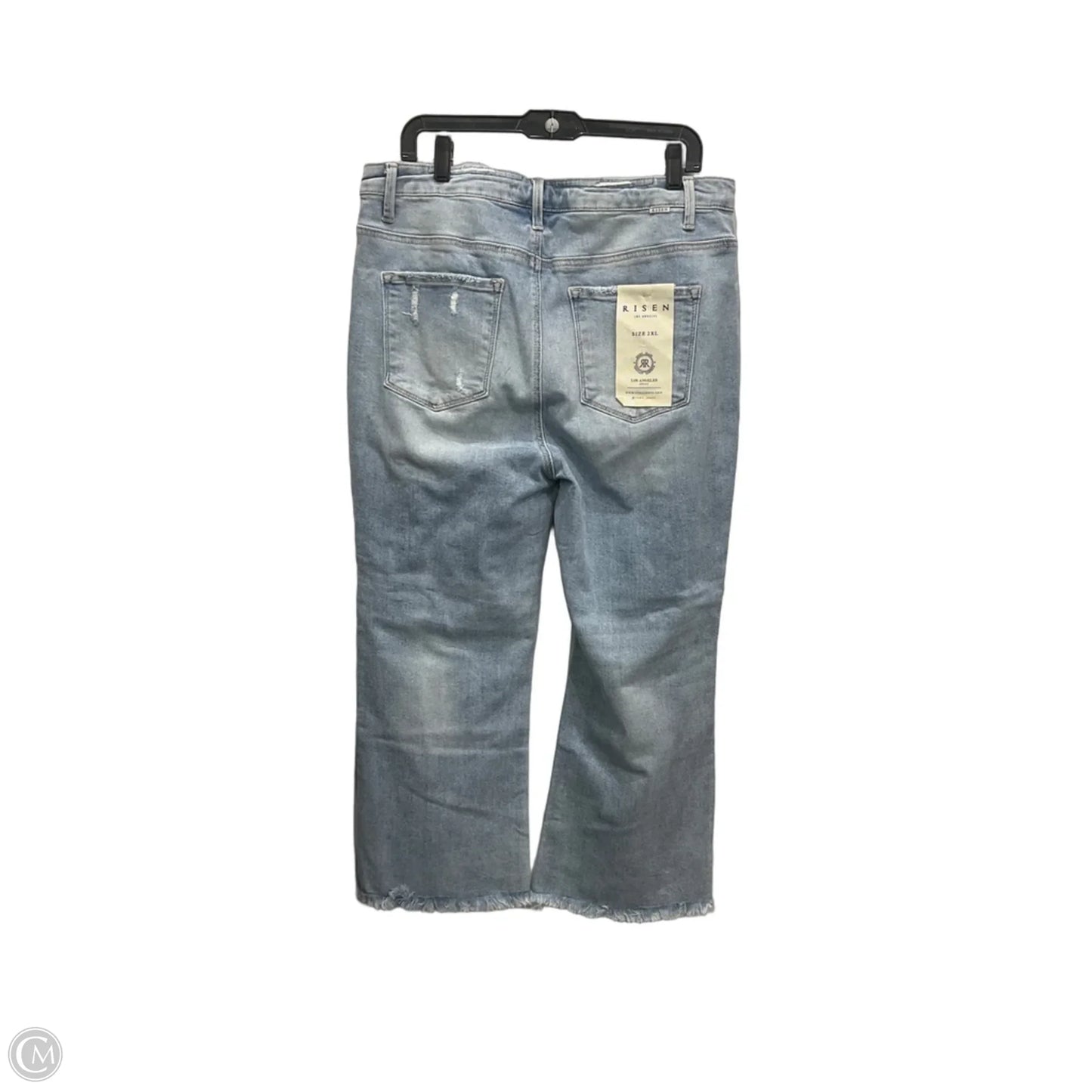 Jeans Flared By Risen In Blue Denim, Size: 20