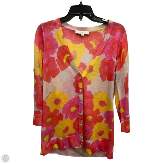 Cardigan By Loft In Multi-colored, Size: S