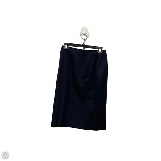 Skirt Midi By Lauren By Ralph Lauren In Navy, Size: 10