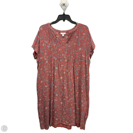 Dress Casual Midi By J. Jill In Multi-colored, Size: Xl