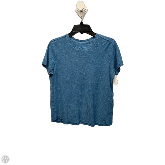 Top Short Sleeve By Pilcro In Blue, Size: M