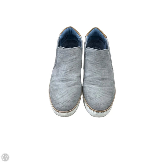 Shoes Heels Wedge By Dr Scholls In Grey, Size: 6