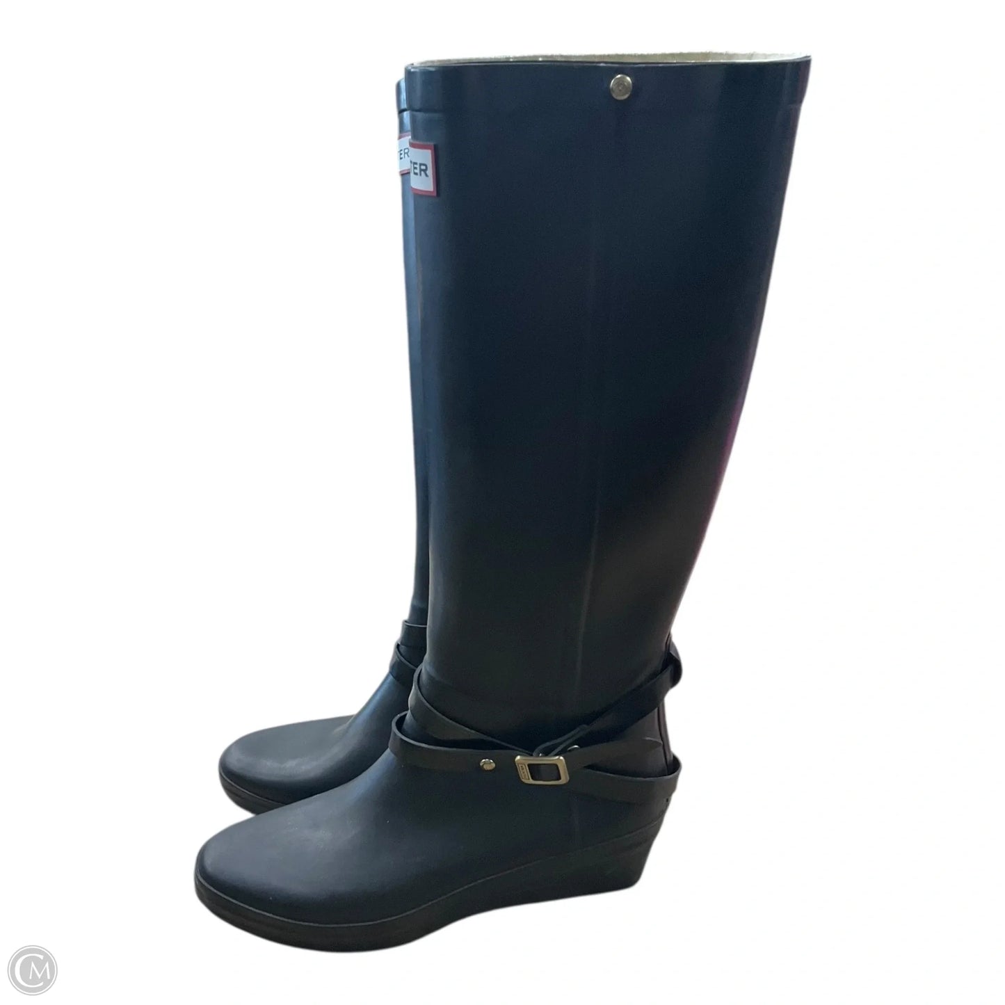 Boots Rain By Hunter In Black, Size: 8