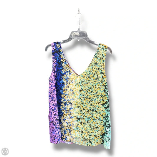 Top Sleeveless By Cabi In Multi-colored, Size: L