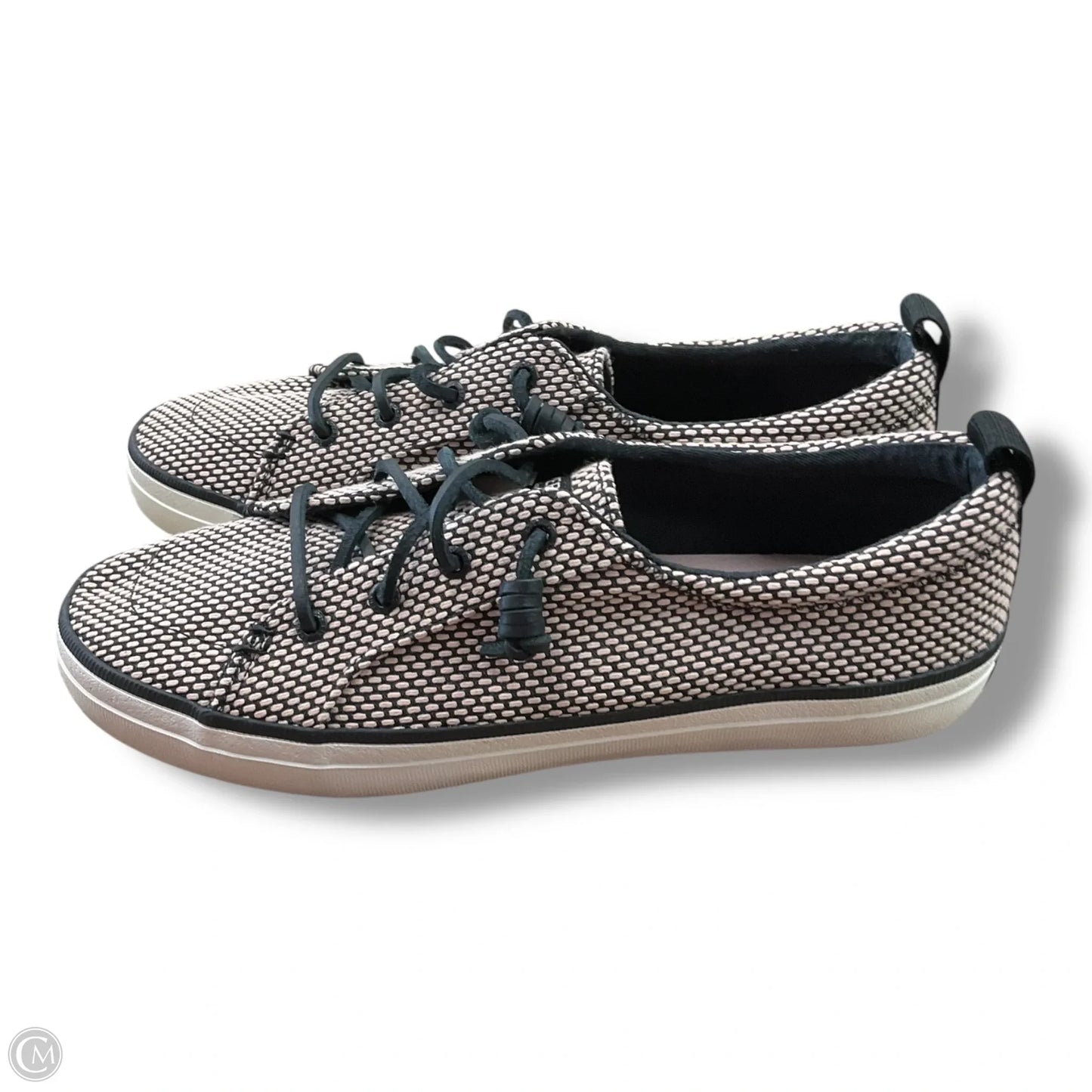 Shoes Flats By Sperry In Black & Tan, Size: 10