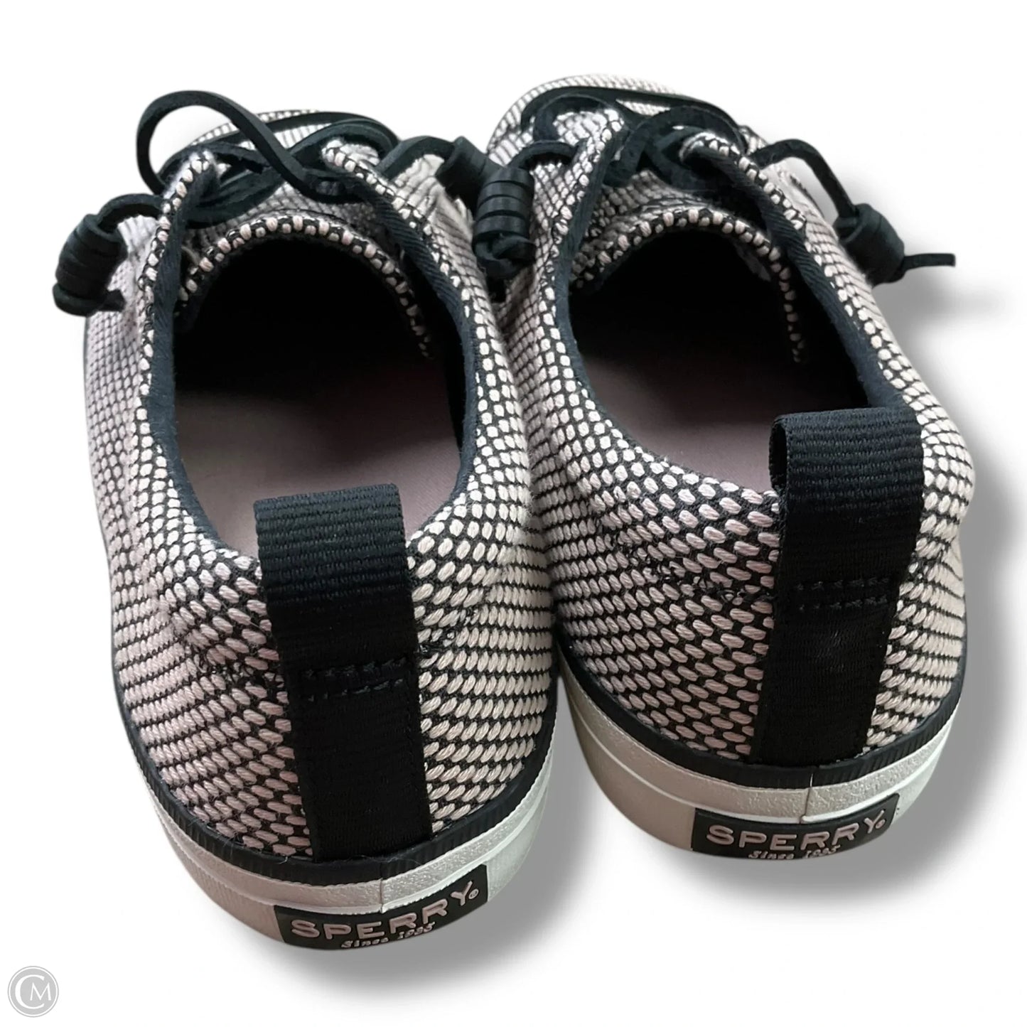 Shoes Flats By Sperry In Black & Tan, Size: 10