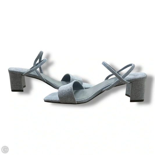 Sandals Heels Block By Jeffery Campbell In Snakeskin Print, Size: 6.5