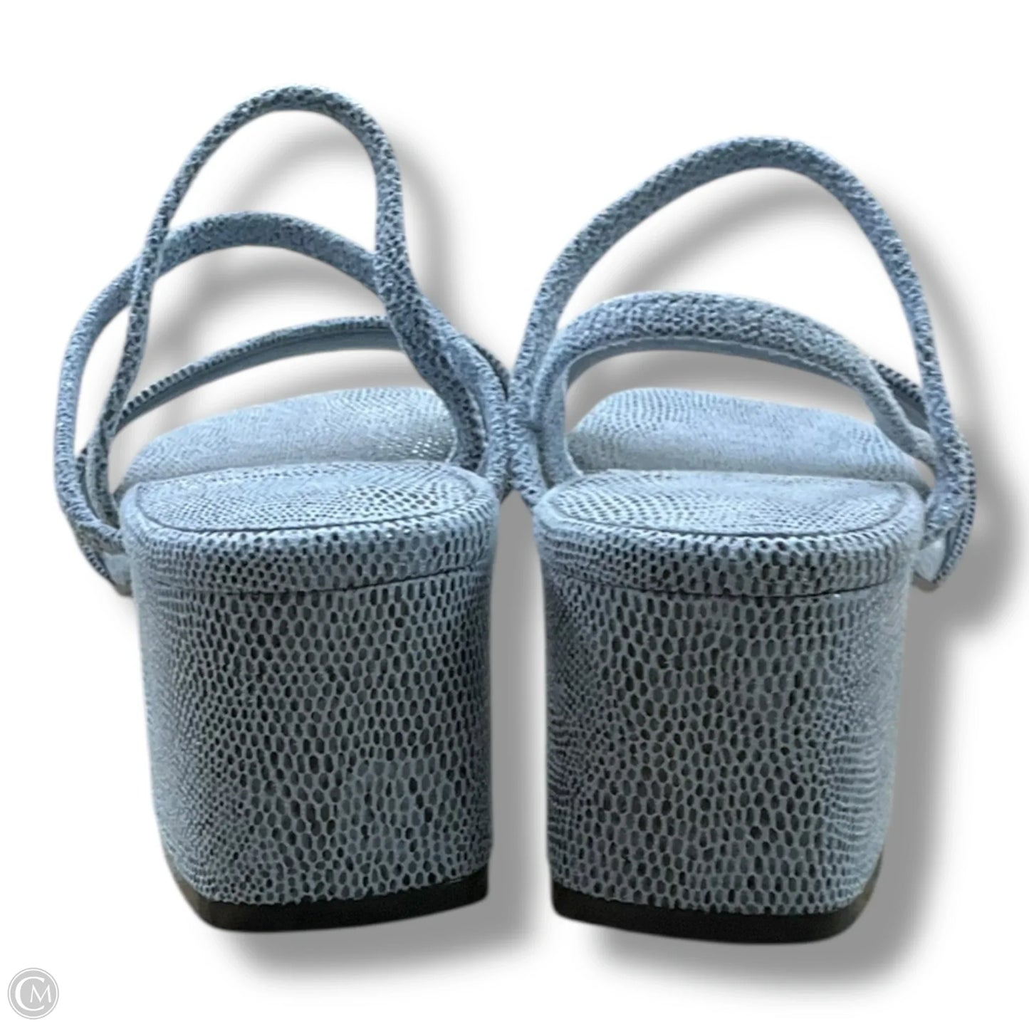 Sandals Heels Block By Jeffery Campbell In Snakeskin Print, Size: 6.5