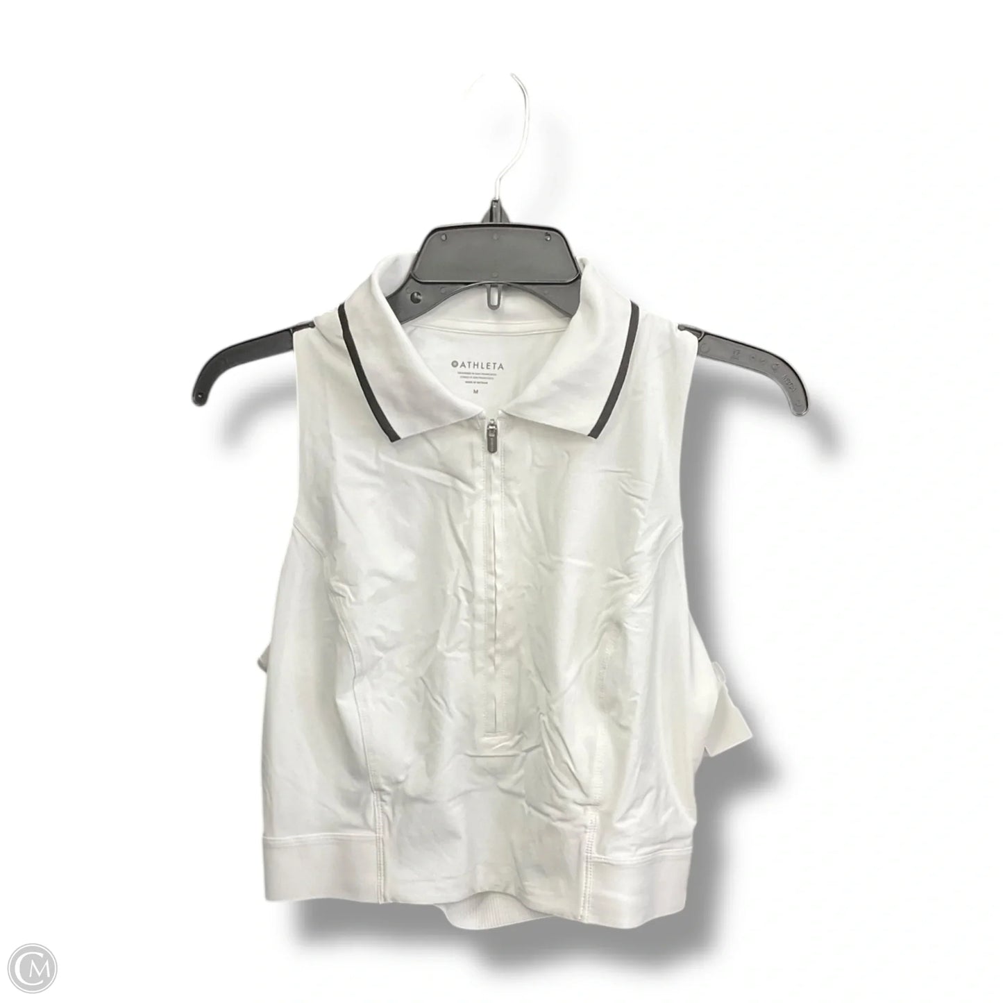 Athletic Tank Top By Athleta In White, Size: M