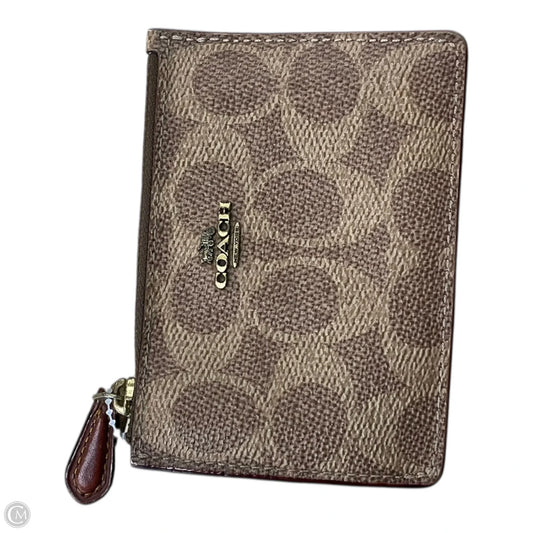 Coin Purse Designer By Coach, Size: Small