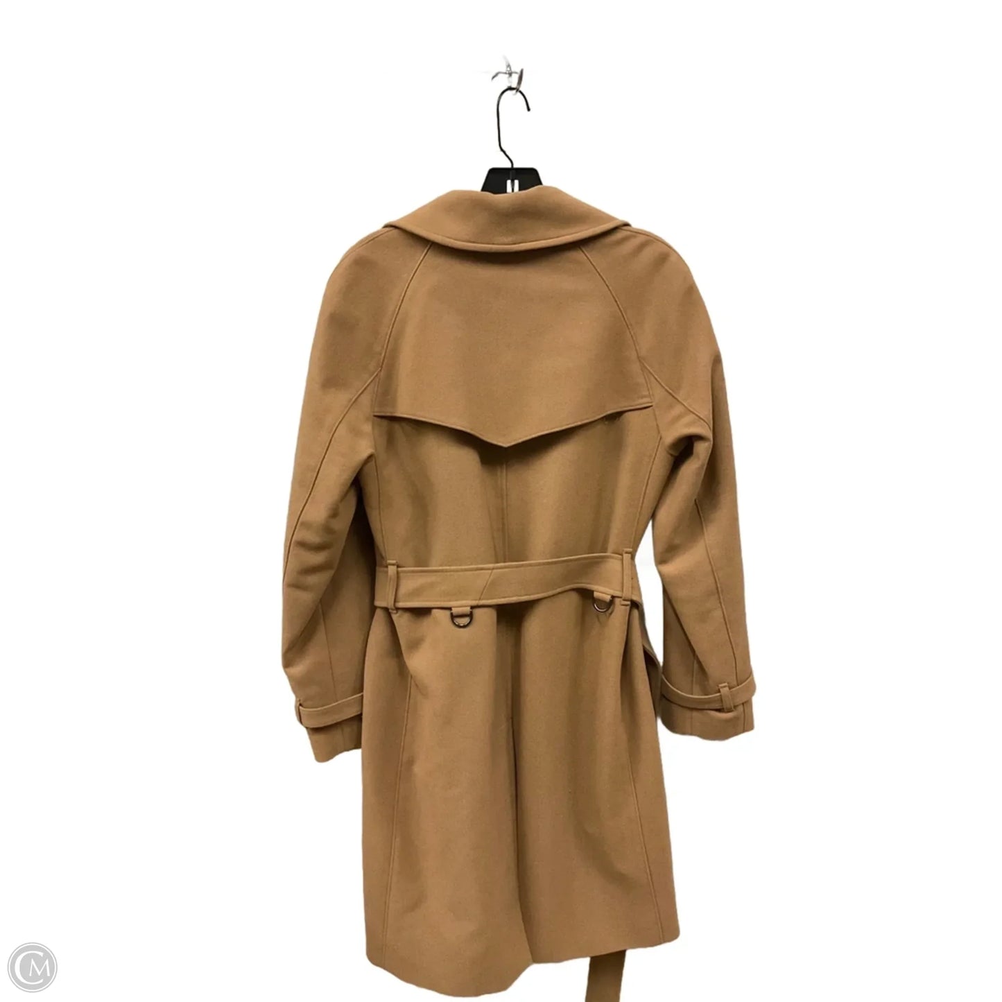 Coat Luxury Designer By Burberry In Tan, Size: S