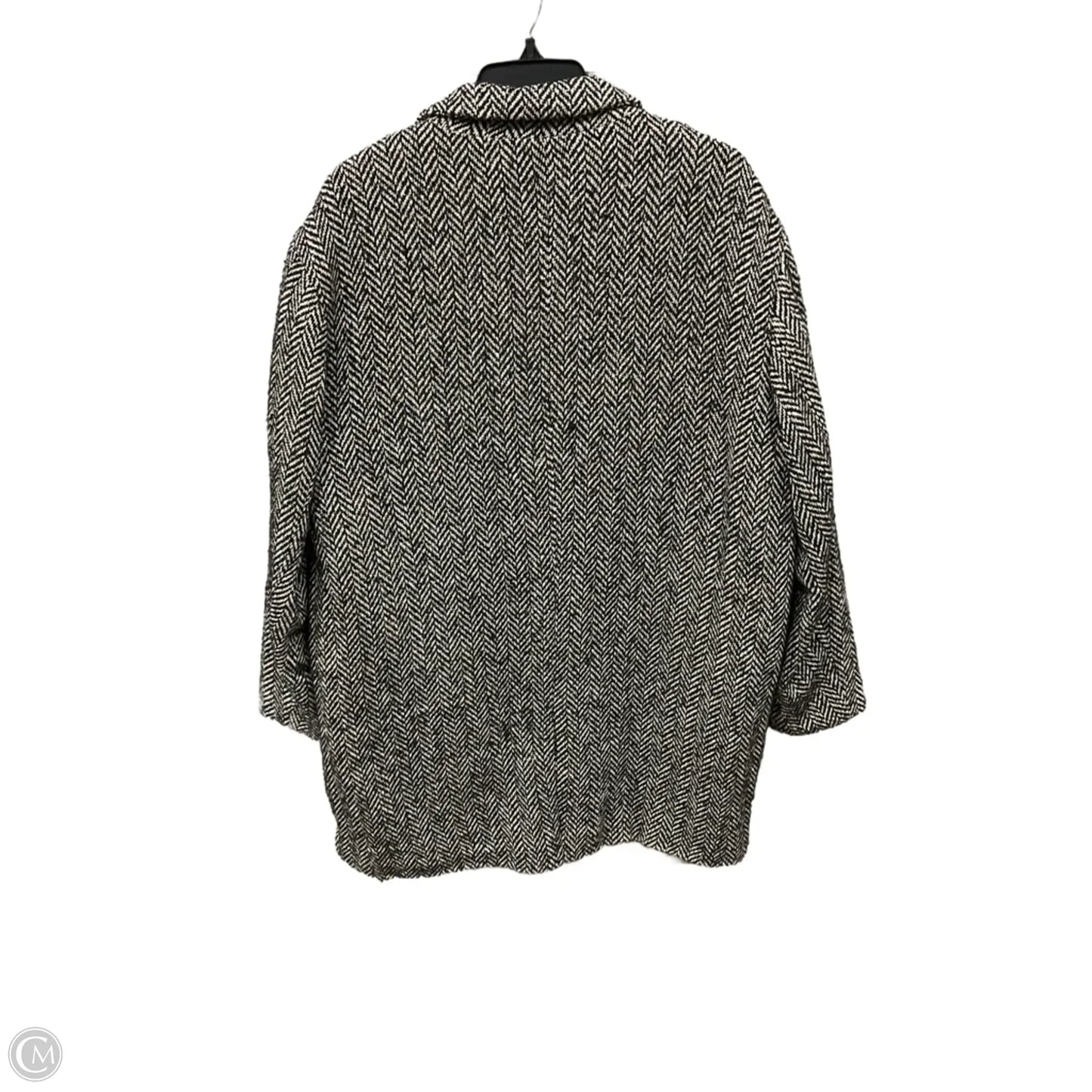 Coat Peacoat By A New Day In Grey, Size: Xxl