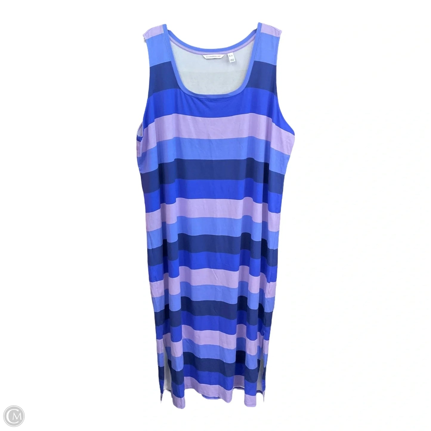 Dress Casual Maxi By Isaac Mizrahi Live Qvc In Multi-colored, Size: 3x