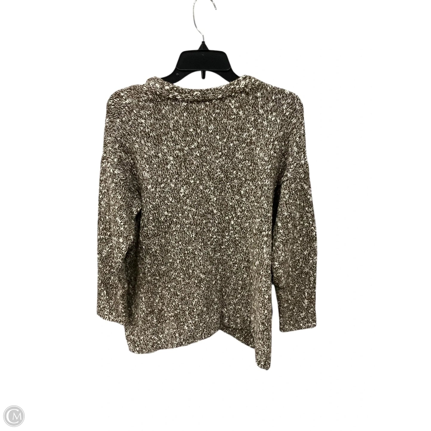 Sweater Cardigan By Pure Jill In Brown, Size: M