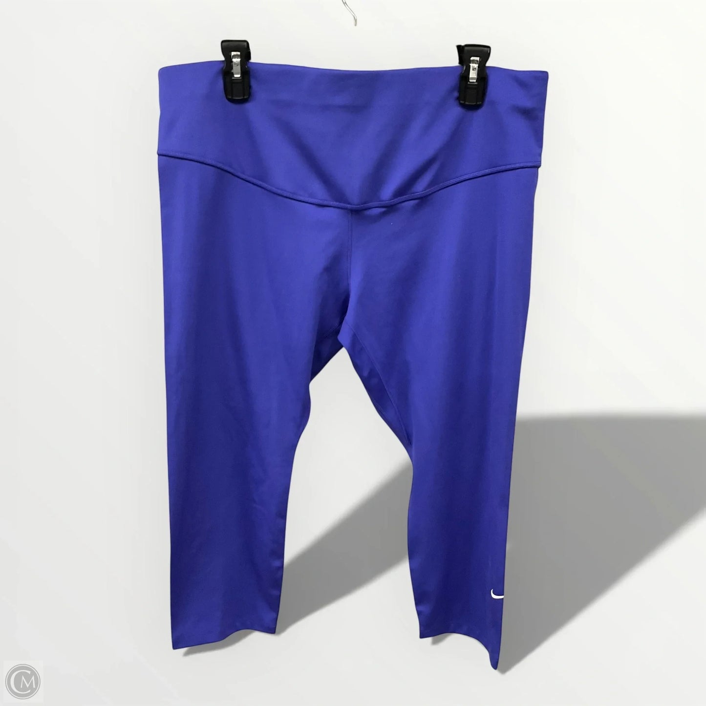 Athletic Leggings Capris By Nike Apparel In Blue, Size: 1x