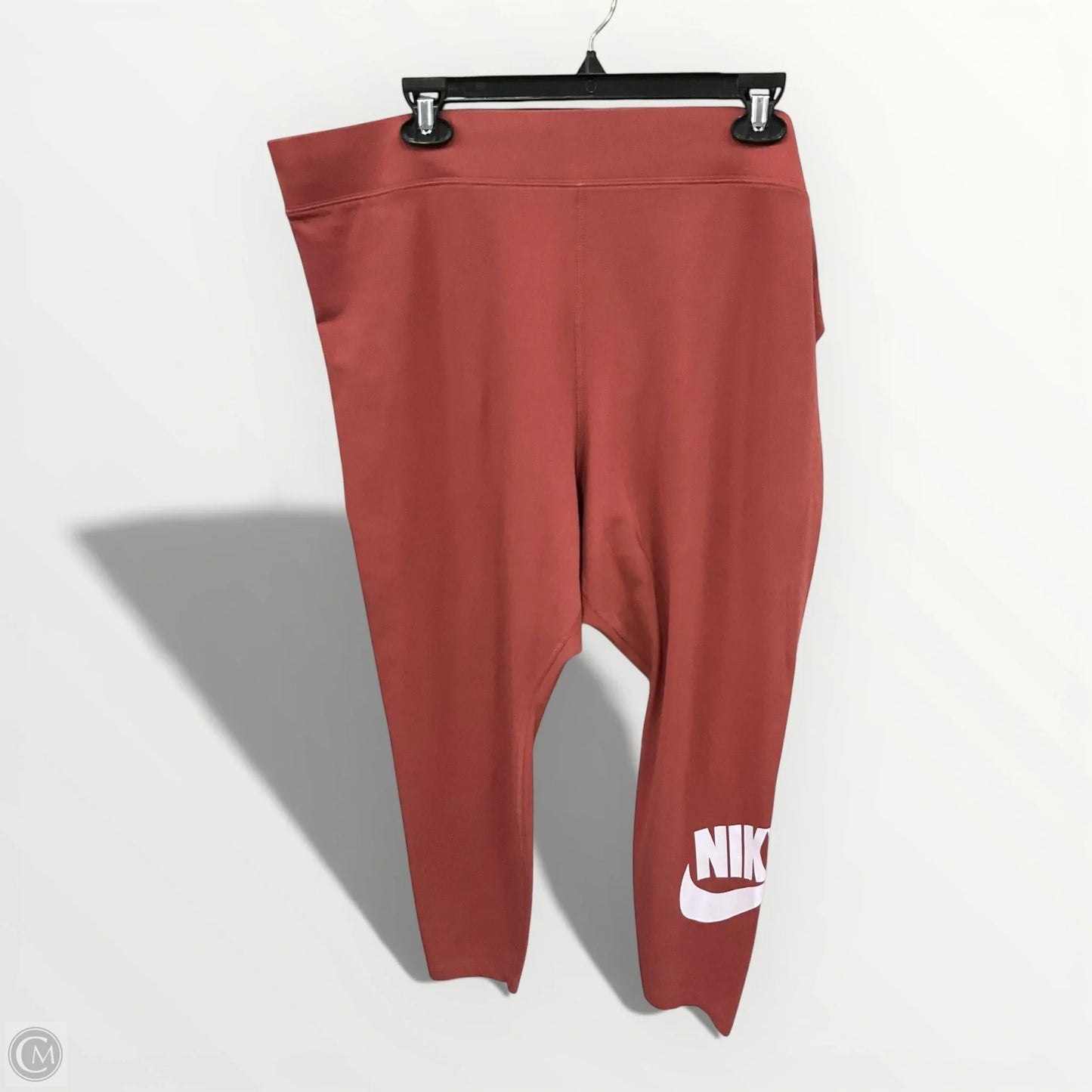 Athletic Leggings By Nike Apparel In Coral, Size: 2x