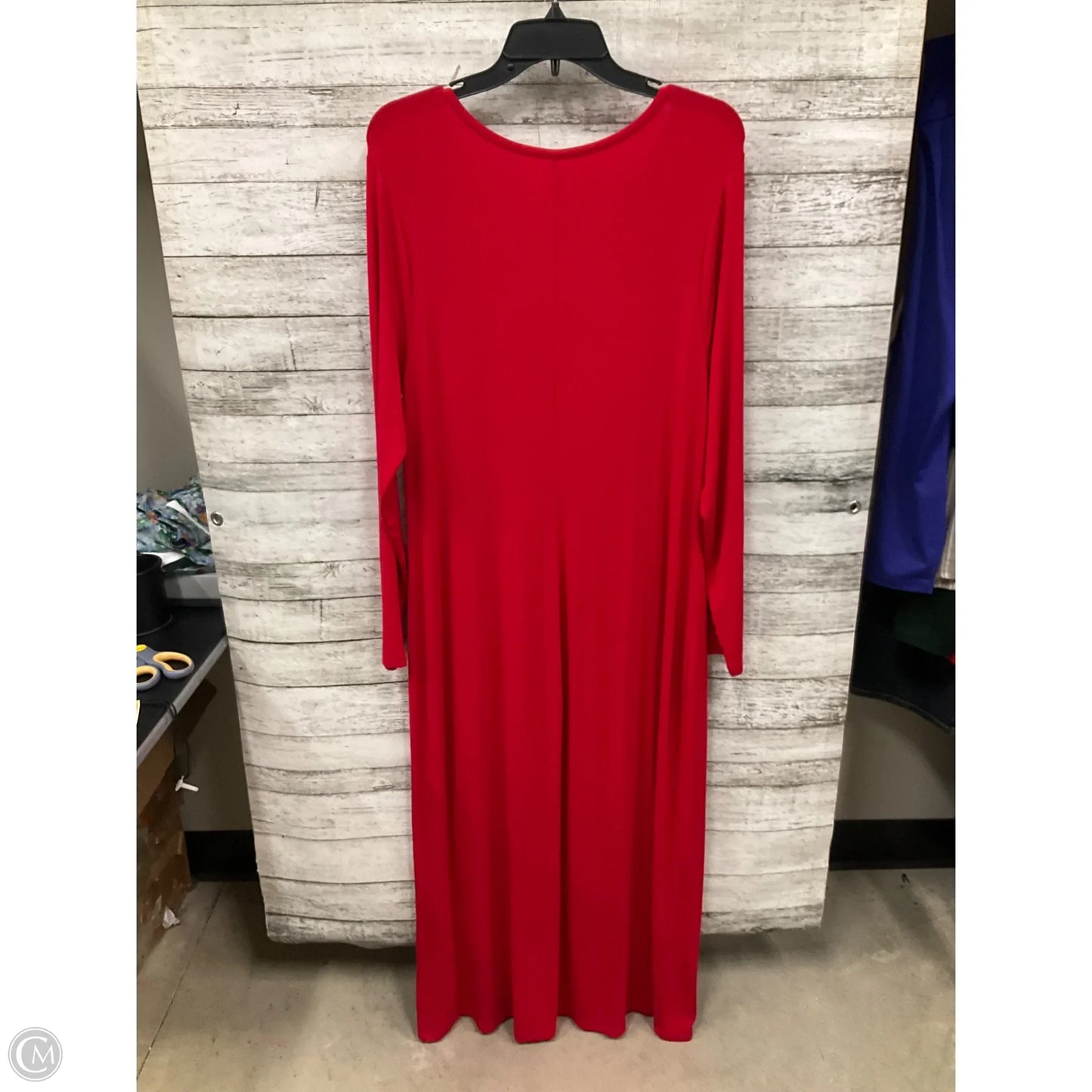 Dress Casual Maxi By A New Day In Red, Size: Xl