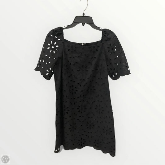 Dress Casual Midi By Ann Taylor In Black, Size: M