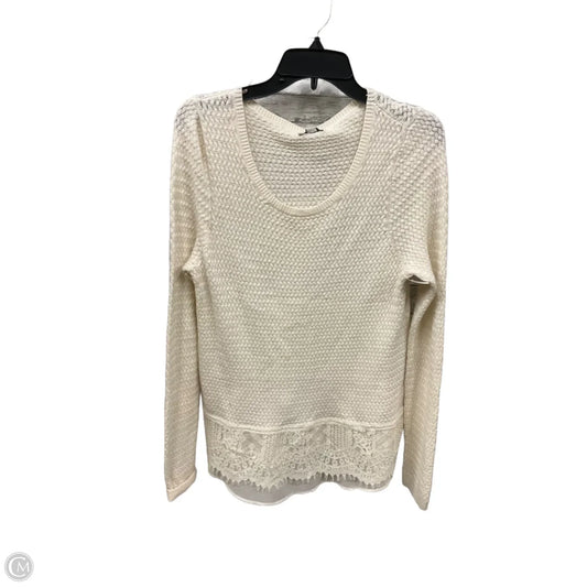 Tunic Long Sleeve By Lucky Brand In Cream, Size: Xl