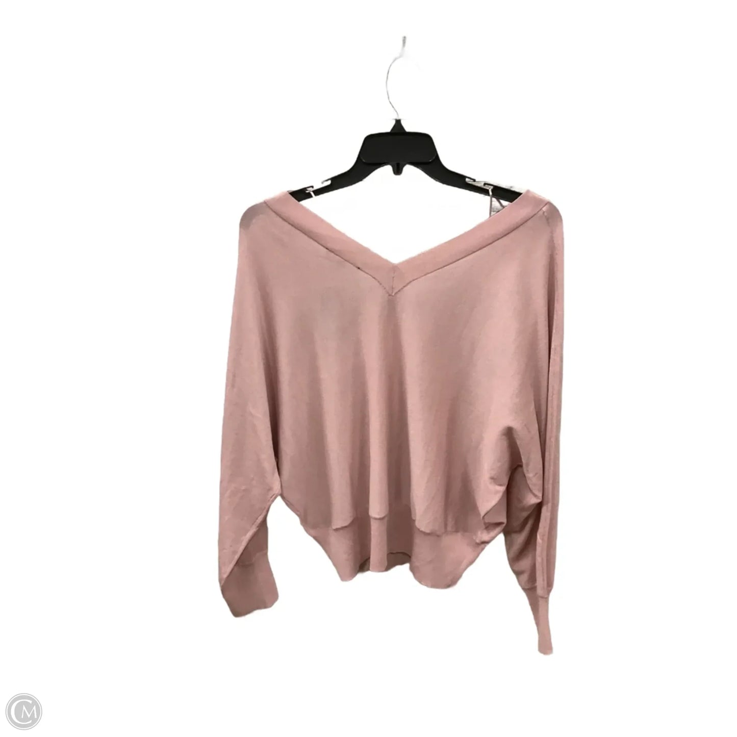 Top Long Sleeve By International Concepts In Pink, Size: Xl