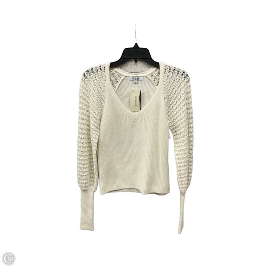Top Long Sleeve By 525 In Cream, Size: S