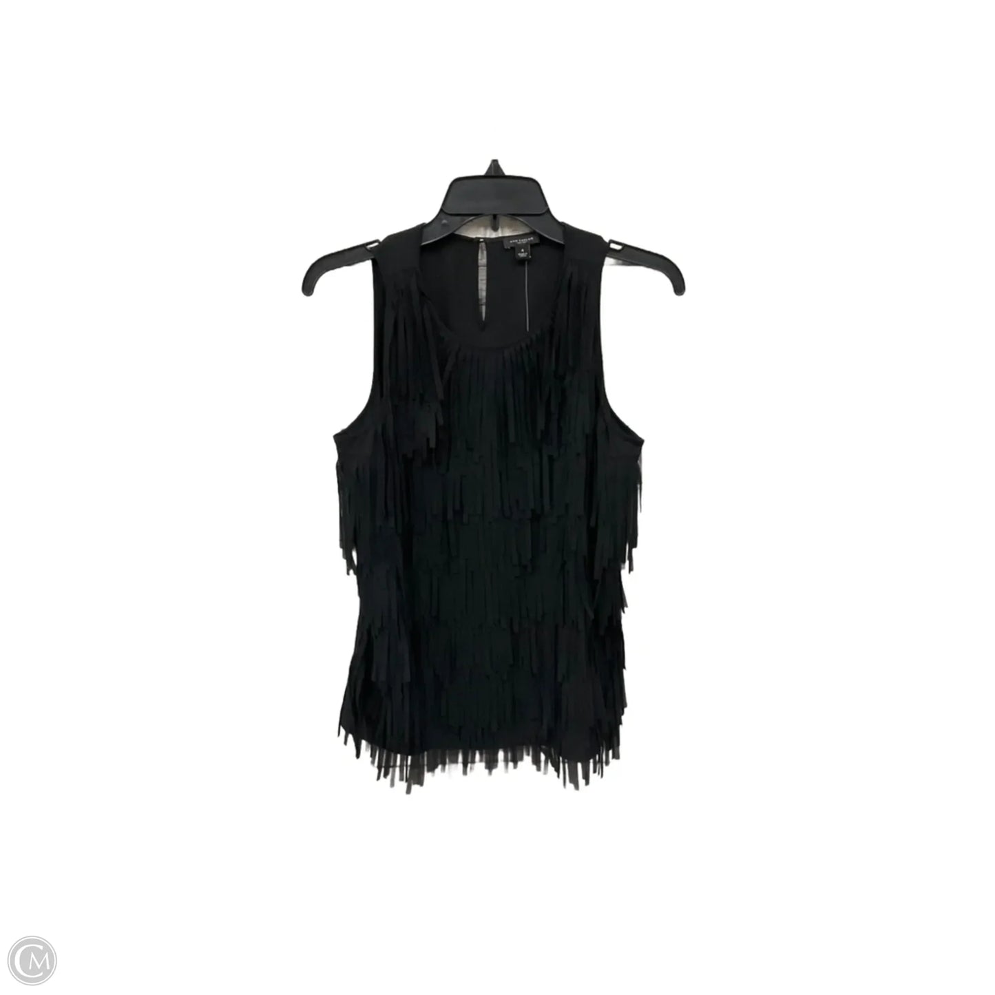 Top Sleeveless By Ann Taylor In Black, Size: S