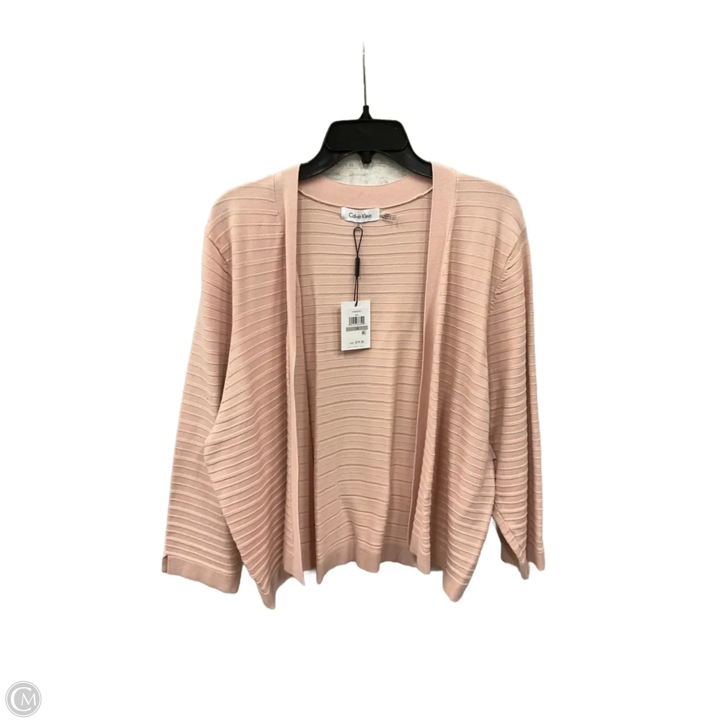 Cardigan By Calvin Klein In Pink, Size: 1x