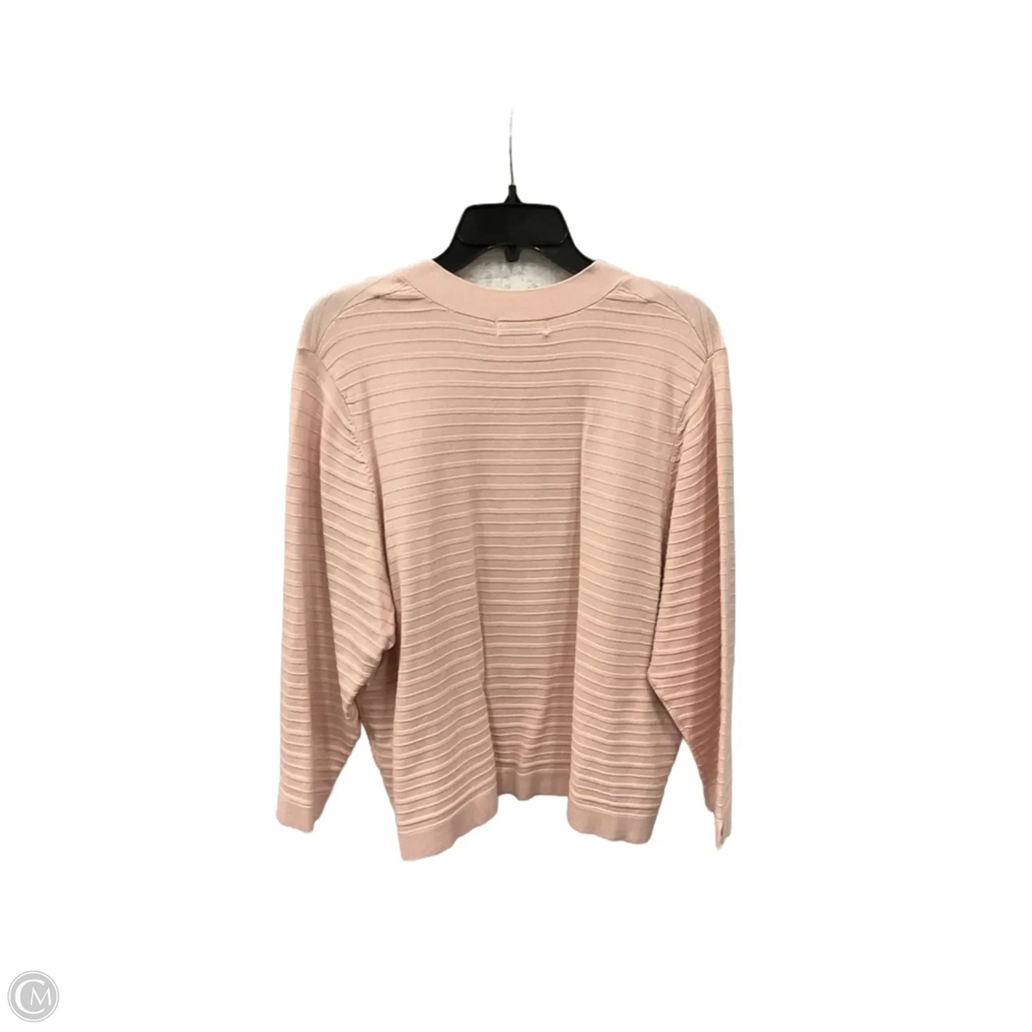 Cardigan By Calvin Klein In Pink, Size: 1x