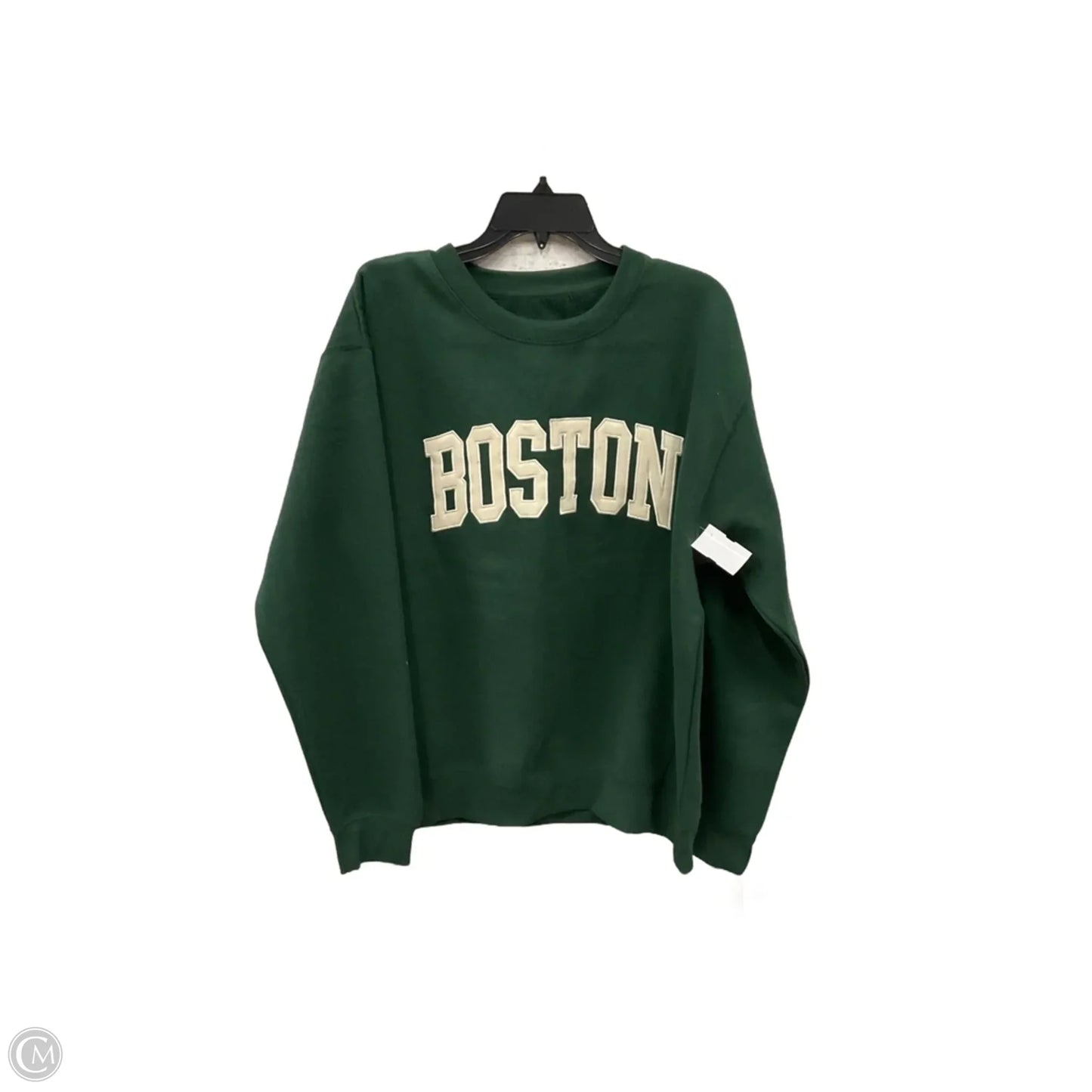 Sweatshirt Crewneck By Clothes Mentor In Green, Size: Xl