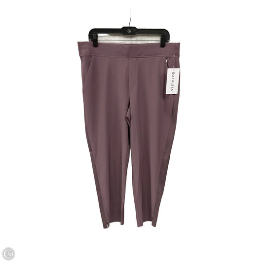 Athletic Pants By Athleta In Mauve, Size: Xl