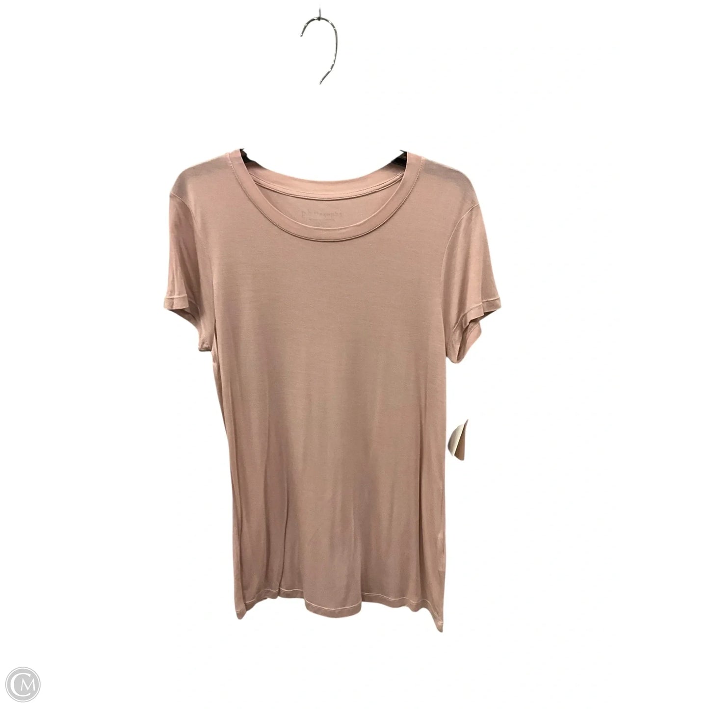 Top Short Sleeve By Philosophy In Pink, Size: M