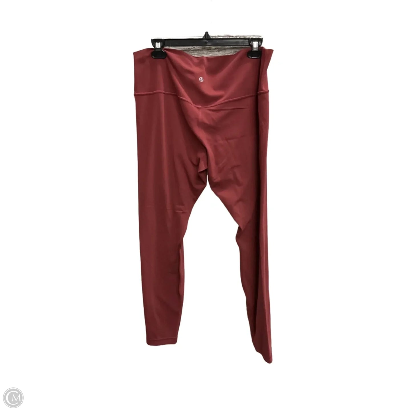 Athletic Leggings By Lululemon In Red, Size: Xxl