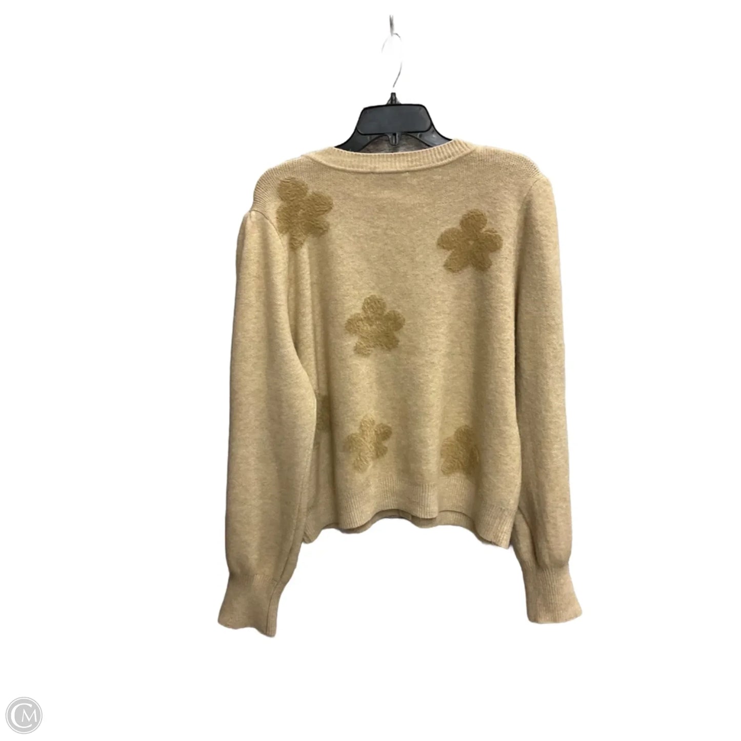 Sweater Cardigan By Sonoma In Tan, Size: Xl