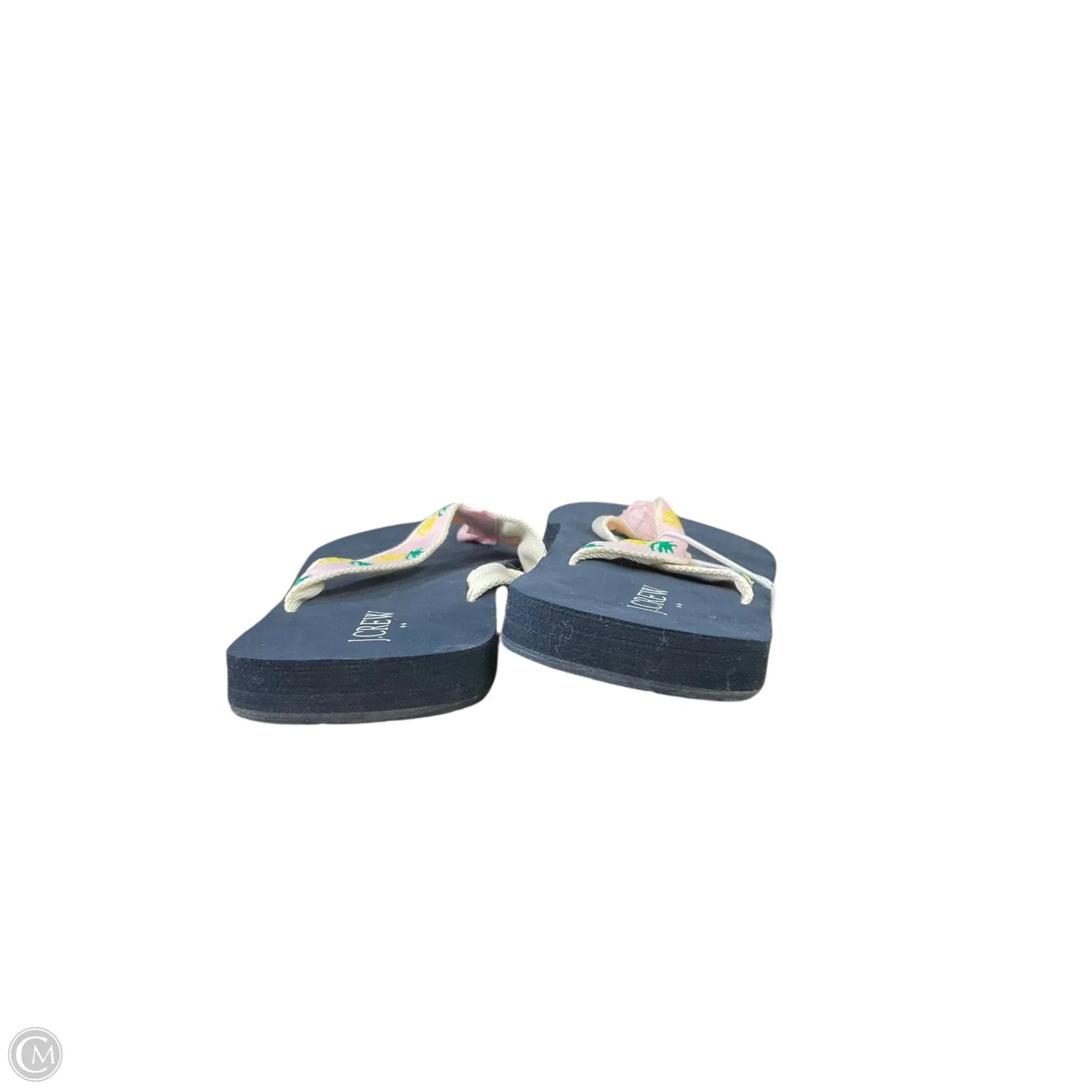 Sandals Flip Flops By J. Crew In Navy, Size: 7