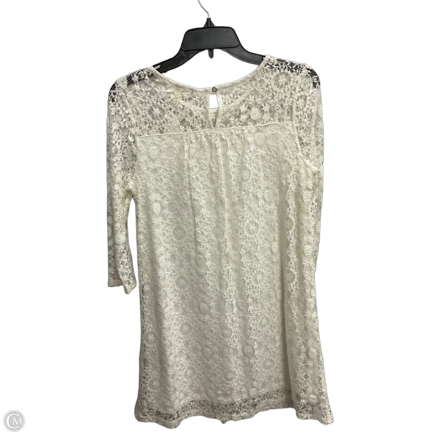 Dress Casual Short By Monteau In Cream, Size: S