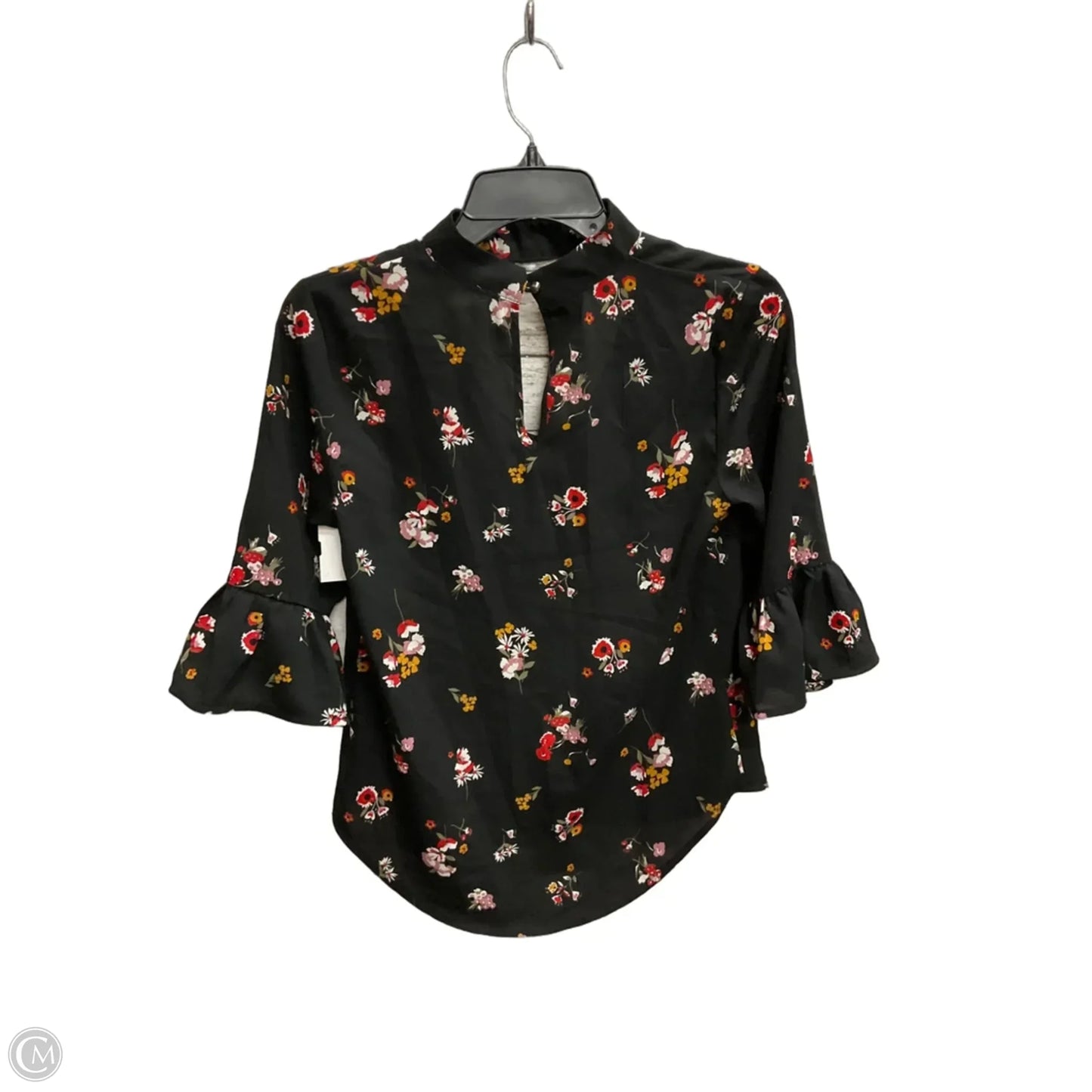 Top Short Sleeve By Meraki In Floral Print, Size: S