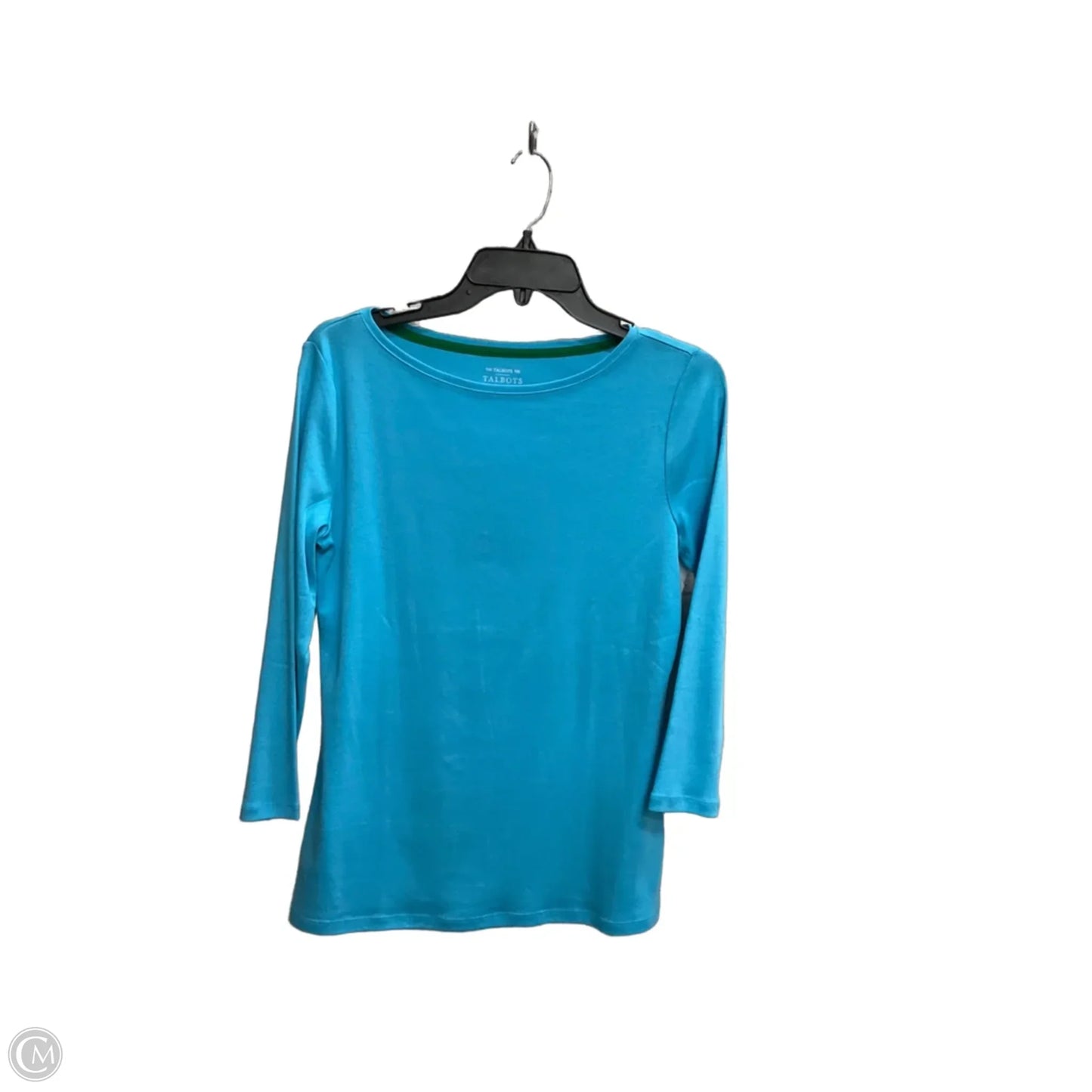 Top Long Sleeve Basic By Talbots In Blue, Size: S